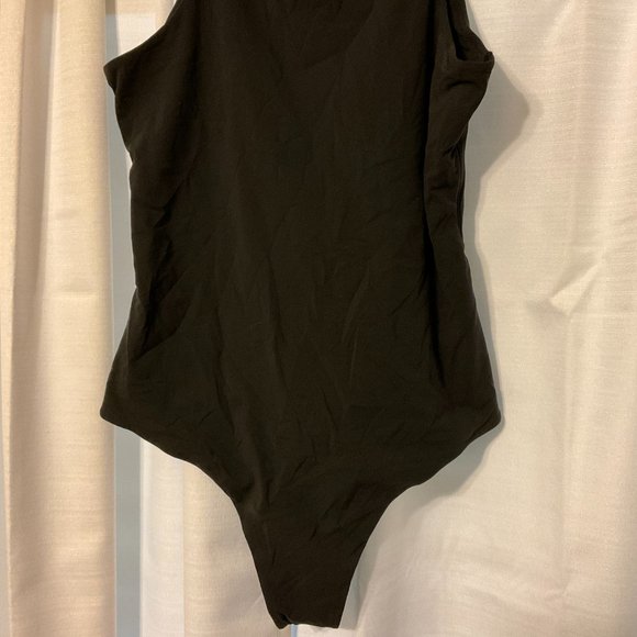 Skims Bodysuit S Black Thong Sleeveless - Picture 3 of 7